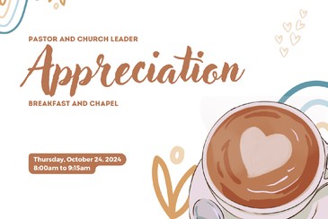 JCCS appreciates all  the effort our local church leaders do for their congregations and our student